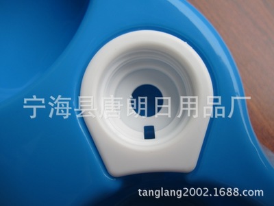 塑料寵物雙碗 自動(dòng)飲水 插塑料瓶寵物碗